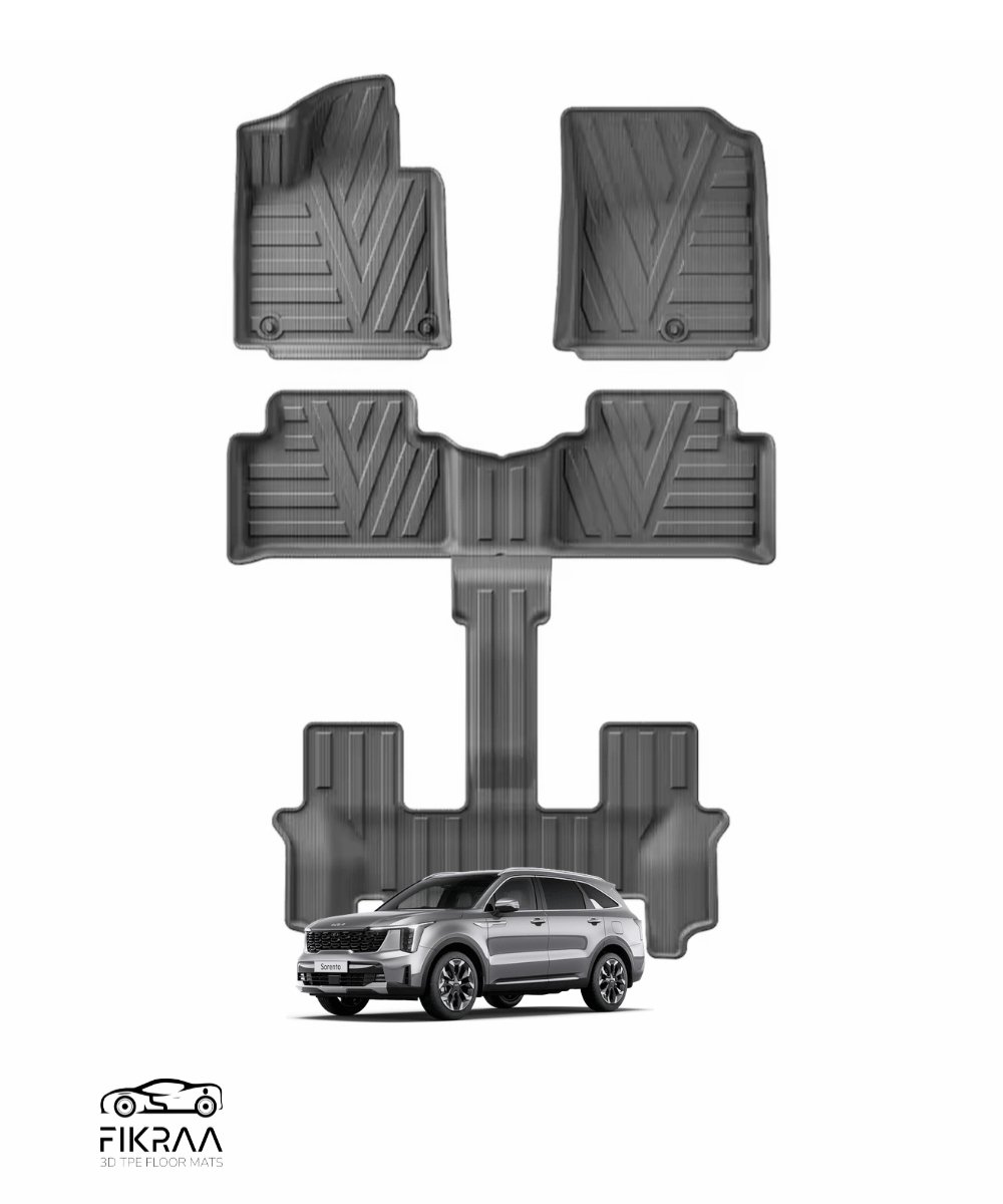دعاسات ارضية كيا سورنتو مخصصة للموديل والفئة.